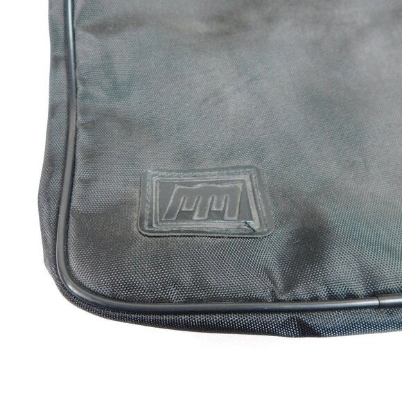 Black Soft Cassette Tape Carrying Case Bag Adjustable Strap MM Holds 10 Tapes - Picture 2 of 9